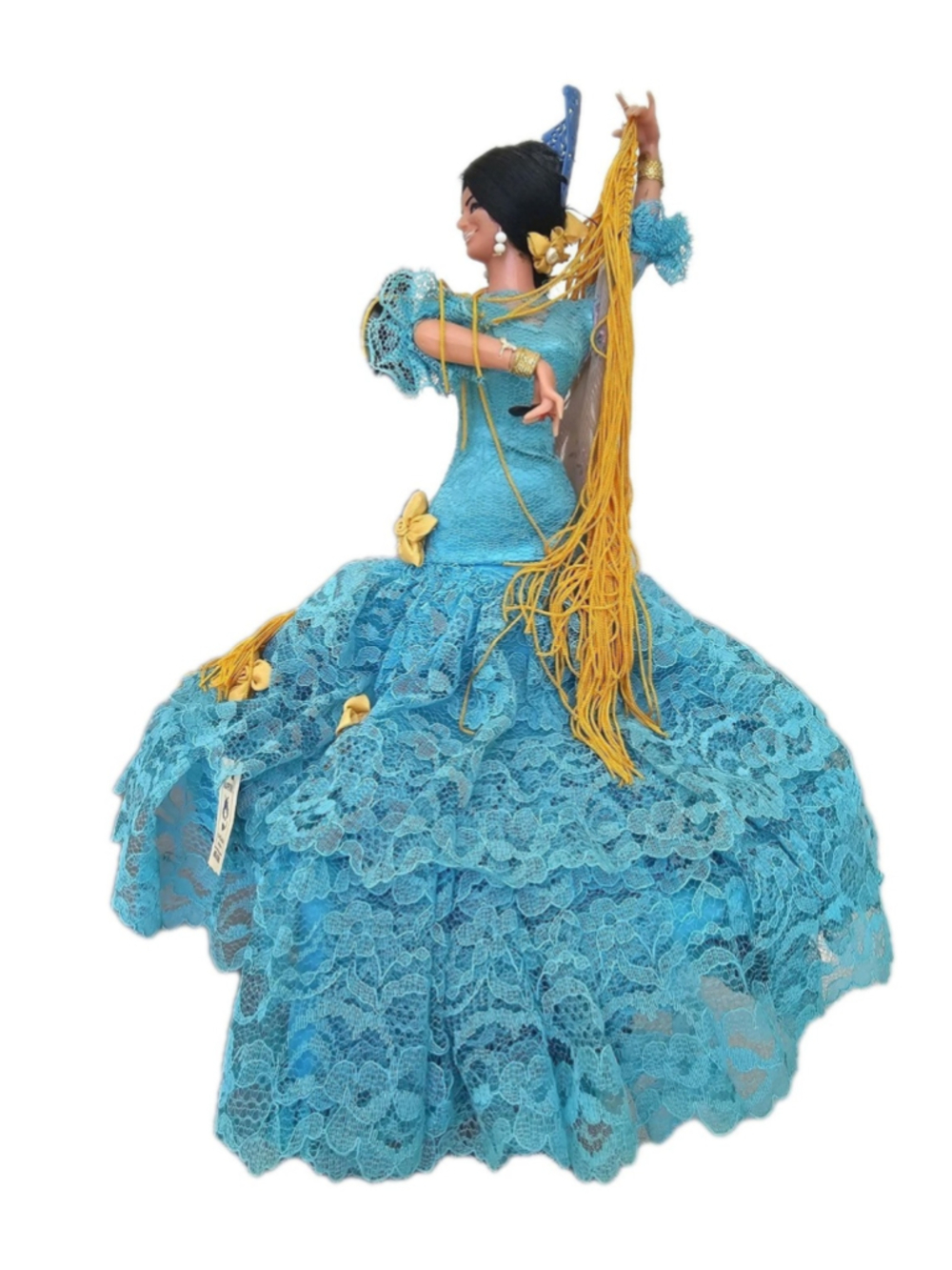 Vintage Marin Chiclana Spanish Flamenco Dancer Doll Figure 8"